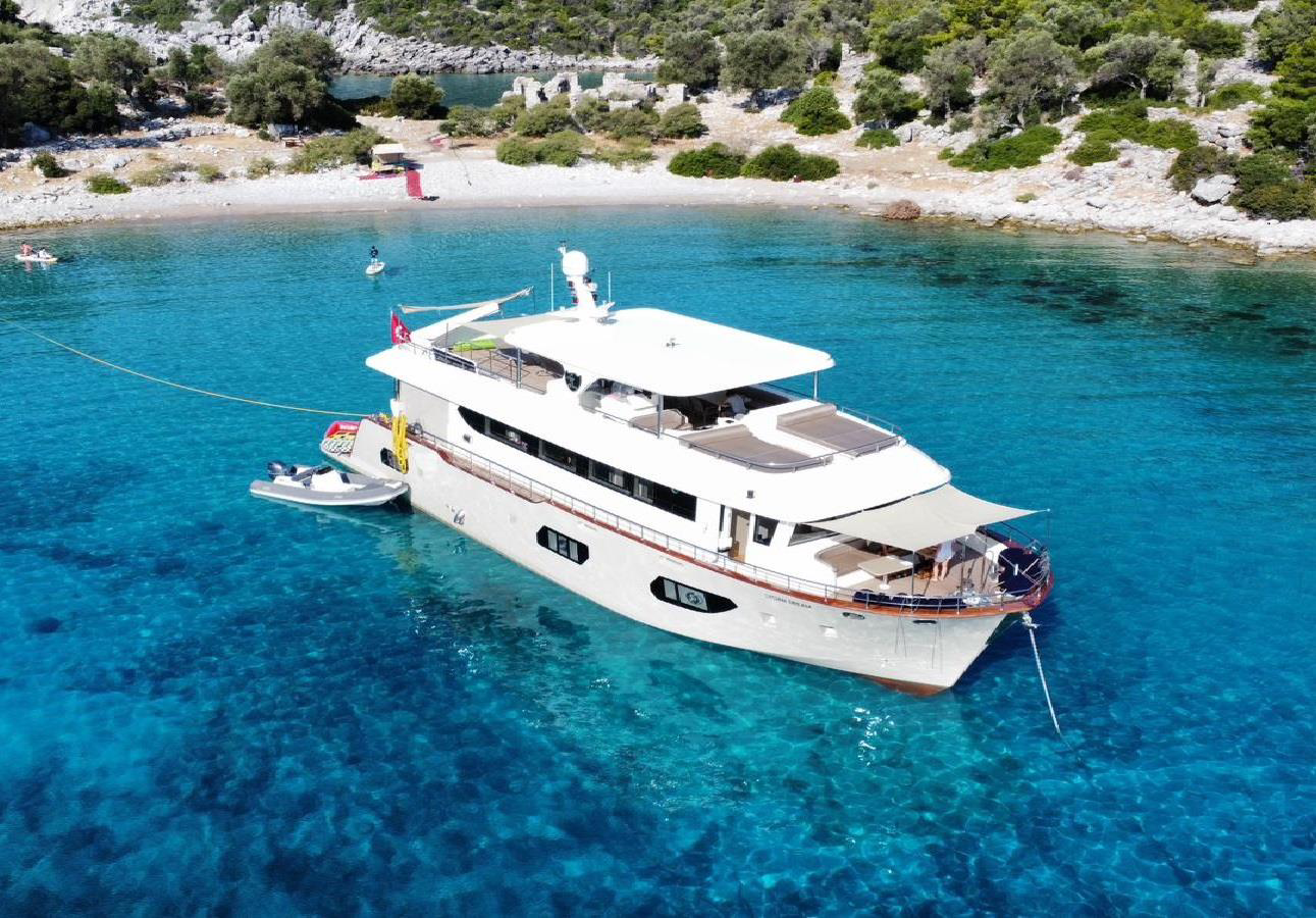 At anchor — Lycian coast